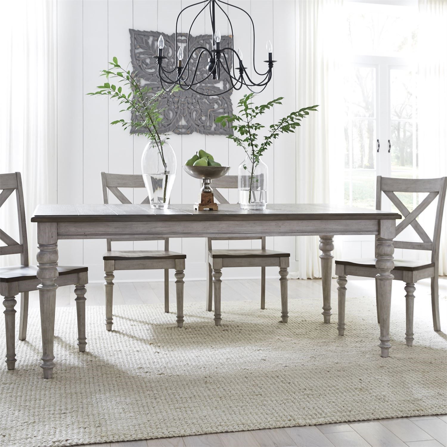Cottage Lane 5 Piece Rectangular Table Set